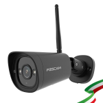 Foscam G4C Telecamera di Sicurezza Wireless 2K Starlight con Visione Notturna a Colori e Rilevamento Intelligente Umani - Compatibile con Alexa