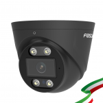 Foscam T5EP Telecamera IP PoE da 5MP, rilevamento veicoli, audio bidirezionale e allarme sonoro e luminoso colore Nero