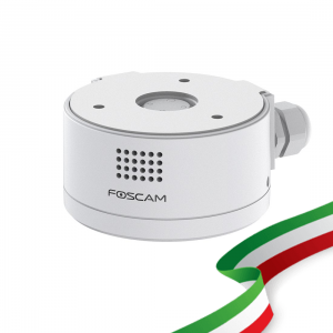 Supporto Telecamera con sistema audio integrato FABD4 Foscam box copricavi per D4Z colore Bianco