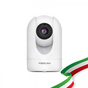 Telecamera Ricondizionata Foscam R2M Motorizzata 2 Megapixel Full-HD1080P 100° Visione Diagonale compabile con Alexa