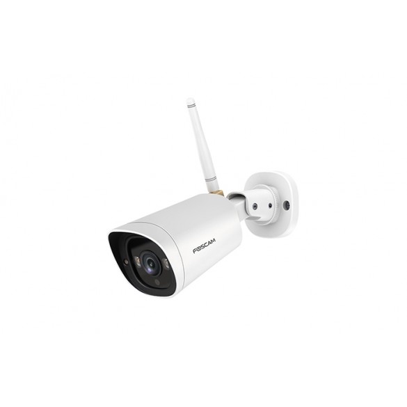 Foscam G4C Telecamera di Sicurezza Wireless 2K Starlight con Visione Notturna a Colori e Rilevamento Intelligente Umani - Compatibile con Alexa