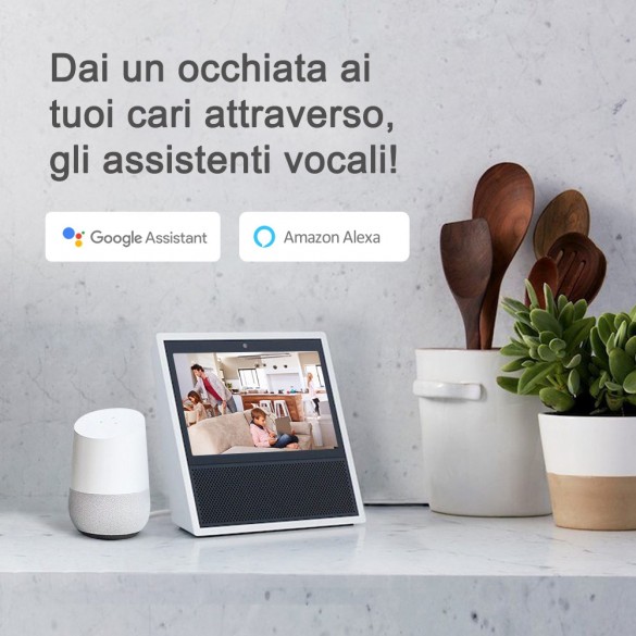[ RICONDIZIONATA ] Telecamera [ANTIVANDALO / ESTERNI] D4Z Telecamera IP da esterno Motorizzata Foscam Wifi 4 megapixel 1080P Antivandalo Colore Bianco
