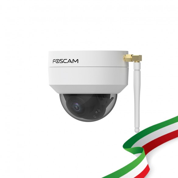 [ RICONDIZIONATA ] Telecamera [ANTIVANDALO / ESTERNI] D4Z Telecamera IP da esterno Motorizzata Foscam Wifi 4 megapixel 1080P Antivandalo Colore Bianco