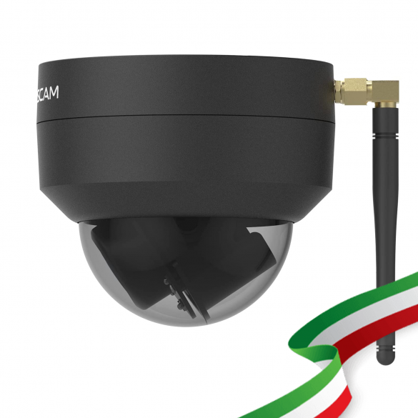 [ RICONDIZIONATA ] Telecamera [ANTIVANDALO / ESTERNI] D4Z Telecamera IP da esterno Motorizzata Foscam Wifi 4 megapixel 1080P Antivandalo Colore Nero