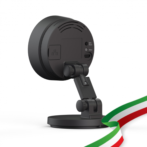 Foscam C2M Nera Telecamera IP da Interno WiFi 2.4/5 Ghz HD 1080p (2.0 Megapixel), Visione notturna, Motion Detection, E-mail Alert, microSD slot Colore nero