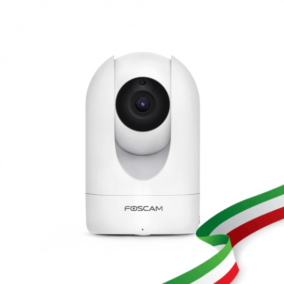 [ RICONDIZIONATA ] Foscam R4M Telecamera Motorizzata 4 Megapixel Ultra HD H.264 Wireless 112° Diagonale Compatibile con Alexa