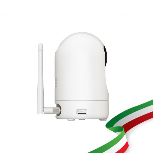 [ RICONDIZIONATA ] Foscam R4M Telecamera Motorizzata 4 Megapixel Ultra HD H.264 Wireless 112° Diagonale Compatibile con Alexa