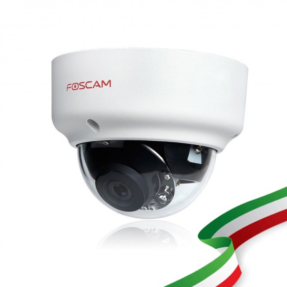 Telecamera  Foscam D2EP da esterno waterproof HD 2 megapixel  POE funzione P2P 4mm 70°