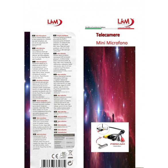 Microfono per Telecamere da esterno  