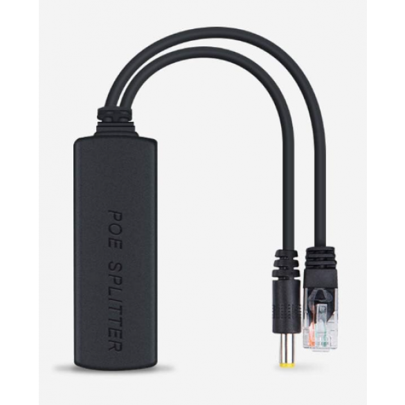 PoE Splitter 12 V compatibile con IEEE 802.3af fino a 100 metri
