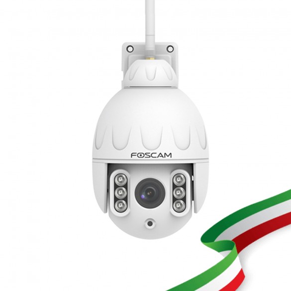 Foscam SD4 Telecamera IP 4 Megapixel motorizzata Wireless da esterno con audio integrato visione remota P2P