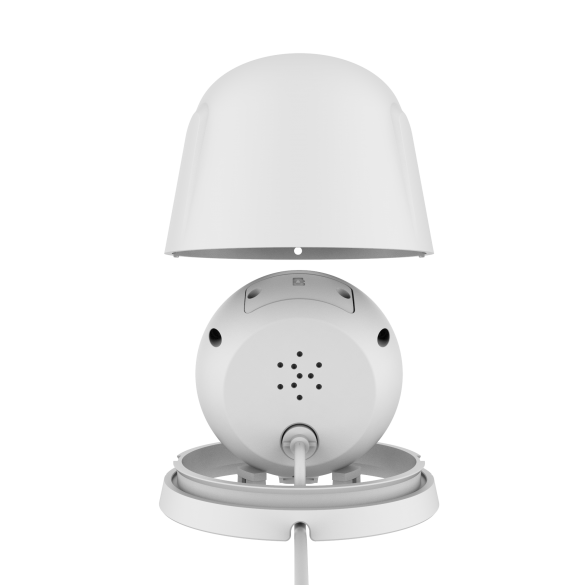 [ RICONDIZIONATA ] Foscam T5EP Telecamera IP PoE da 5MP, rilevamento veicoli, audio bidirezionale e allarme sonoro e luminoso colore Bianco
