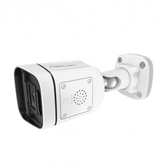 Foscam V4EC Telecamera da Esterno POE 2K Starlight con Visione Notturna a Colori