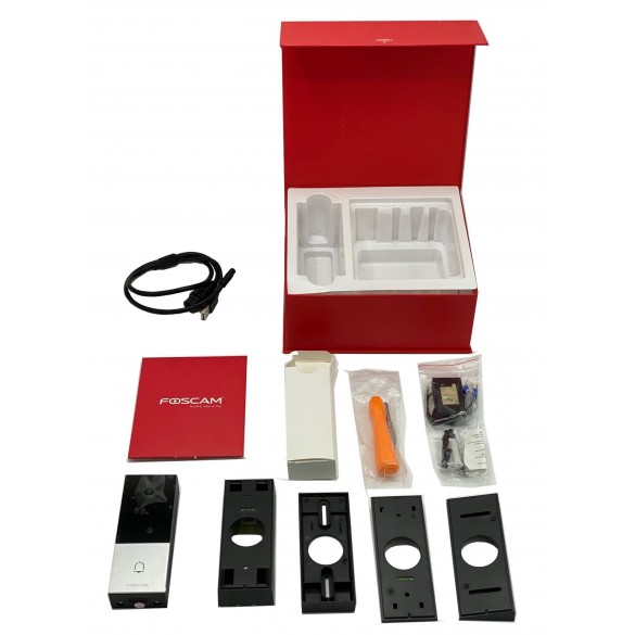[ RICONDIZIONATO ] Videocitofono Wifi Wireless Foscam VD1 a batteria con visione 170° HD 4 Megapixel wifi Dual con rilevamento facciale